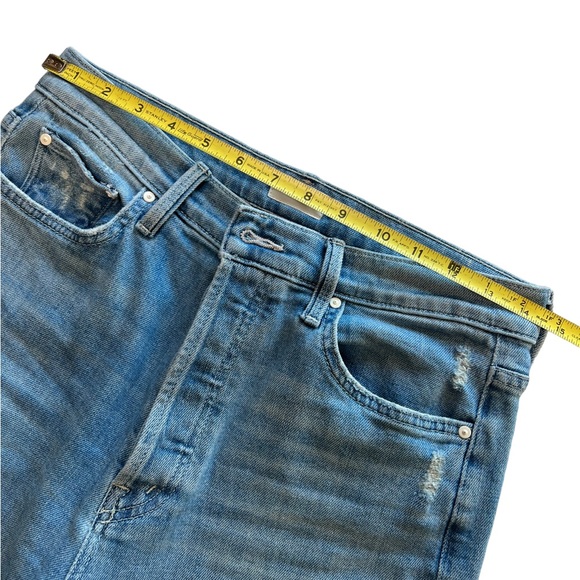 MOTHER The Enchanter High Rise Wide Leg Jeans Party of One Anthropologie Size 29 - Picture 4 of 14